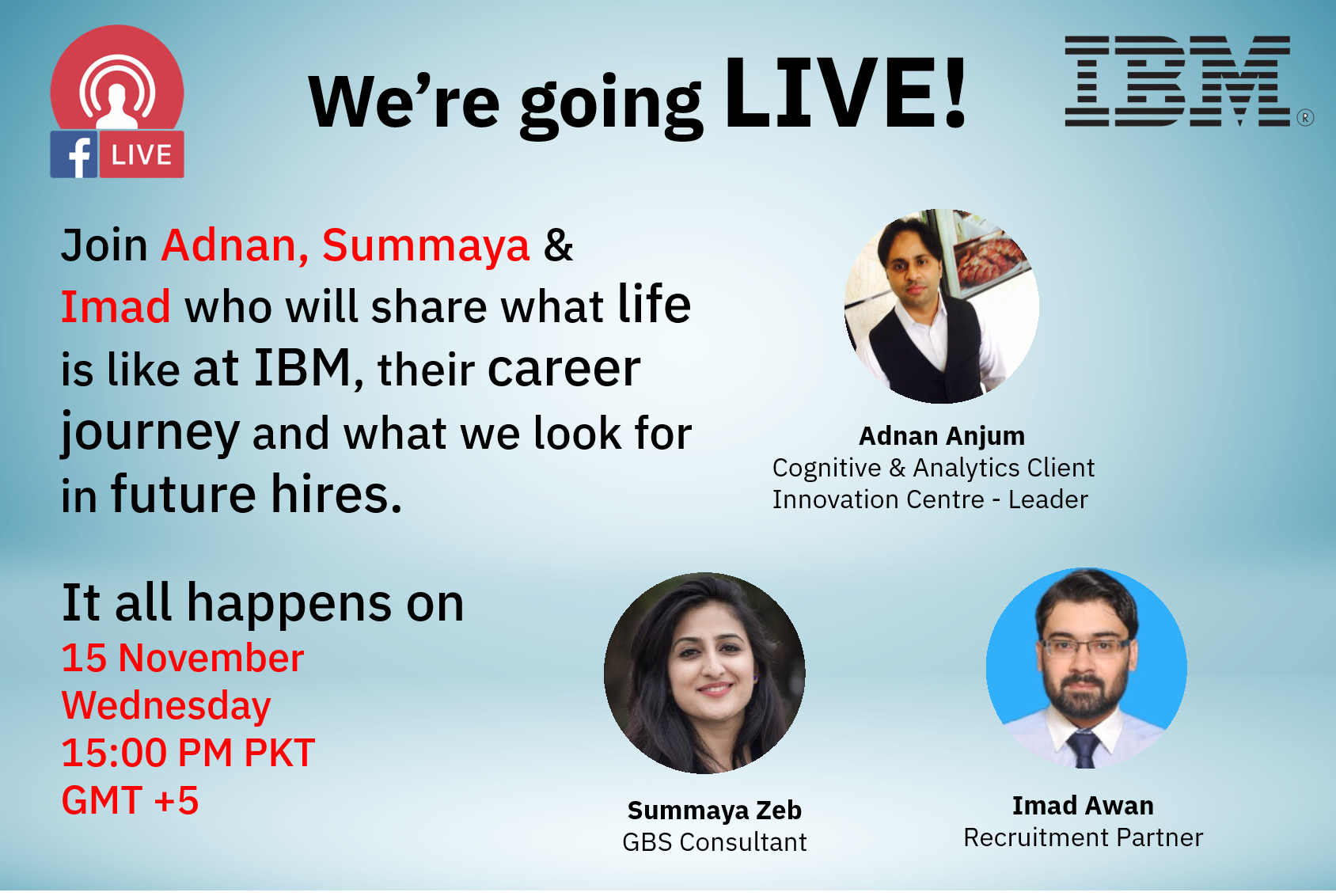 Careers at IBM - Live Session For University Students & Graduates